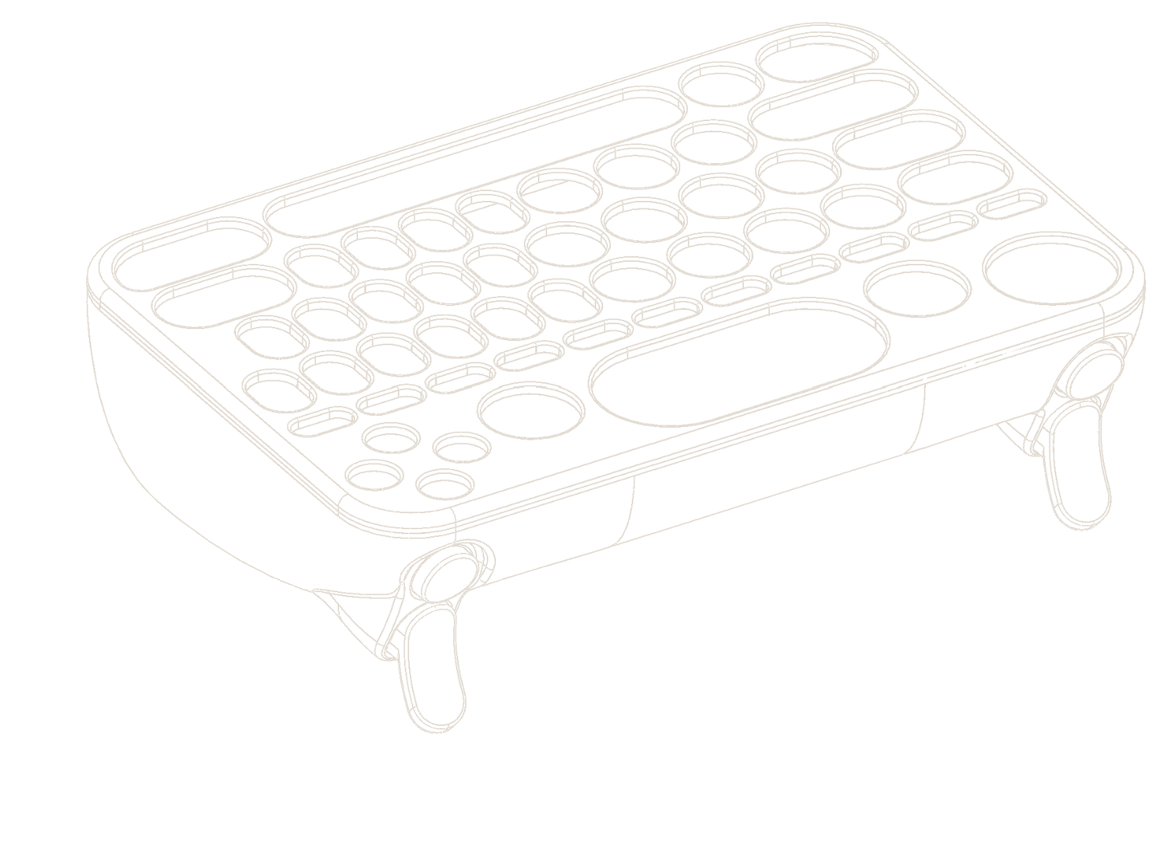 Omni drawn as CAD linework